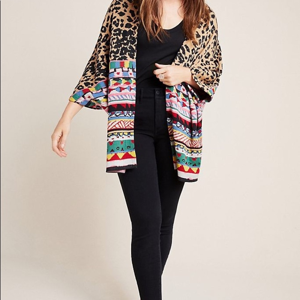 Aldomartins Annistyn Mixed Print Kimono Sz M
